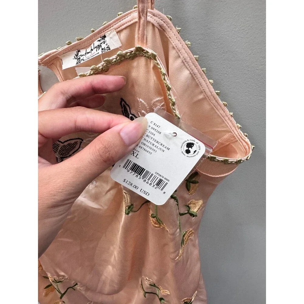NWT Free People Intimately - Bali Garden Party Slip XL